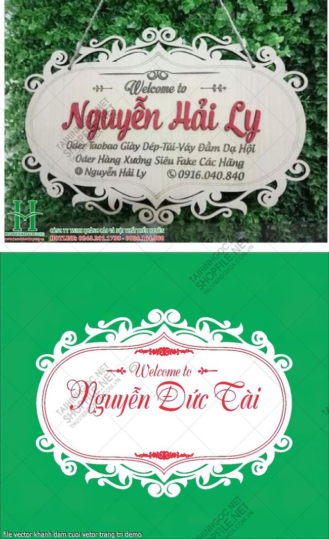 file vector khanh dam cuoi vetor trang tri 